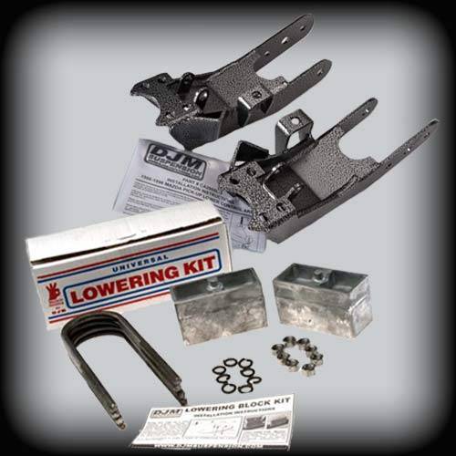 DJM Suspension - DJM2955-33 | DJM Suspension 3 Inch Front / 3 Inch Rear Lowering Kit (1986-1993 Pickup 2WD)