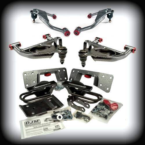 DJM Suspension - DJM2599-46+ | DJM Suspension 4 Inch Front / 6 Inch Rear Lowering Kit (1999-2006 Silverado, Sierra 1500 2WD)