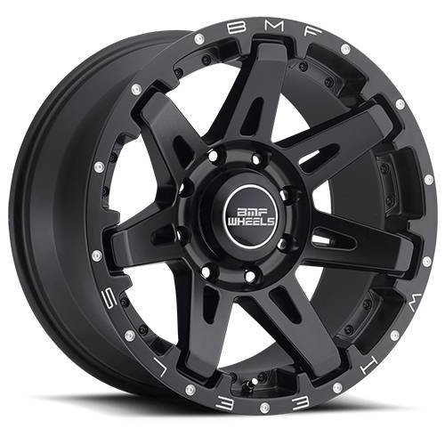 BMF Wheels - 668SB-010817019 | BMF Wheels B.A.T.L. 20X10 8X170, -19mmÊ| Stealth Black | Only SOLD IN COMPLETE SETS OF 4