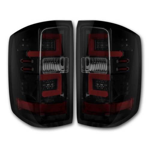 Recon Truck Accessories - 264238BK | OLED Tail Lights – Smoked Lens