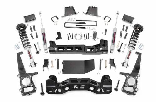 Rough Country - 57531 | 6 Inch Ford Suspension Lift Kit w/ Lifted Struts, Premium N3 Shocks