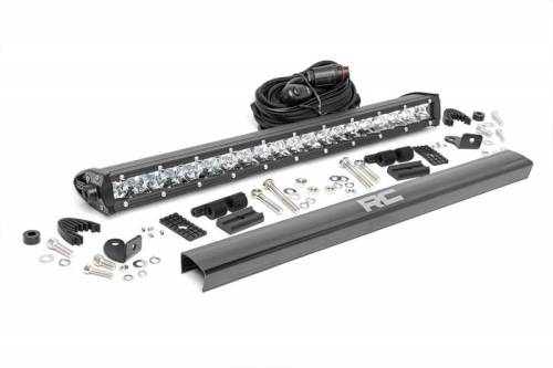 Rough Country - 70720 | 20-inch Cree LED Light Bar - (Single Row | Chrome Series)