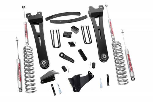 Rough Country - 536.20 | 6 Inch Ford Suspension Lift Kit w/ Premium N3 Shocks (Diesel Engine)