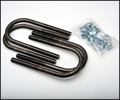 DJM Suspension - FK1025-UBK | DJM Suspension Replacement U-Bolt Set for 3 inch Axle Diameter