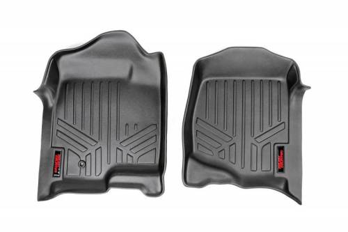 Rough Country - M-2141 | Heavy Duty Floor Mats [Front | 2pc] - (14-19 Chevy Silverado / GMC Sierra)