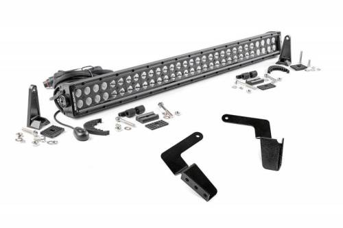 Rough Country - 70652 | Toyota 30in LED Bumper Kit | Black Series (07-14 FJ Cruiser)