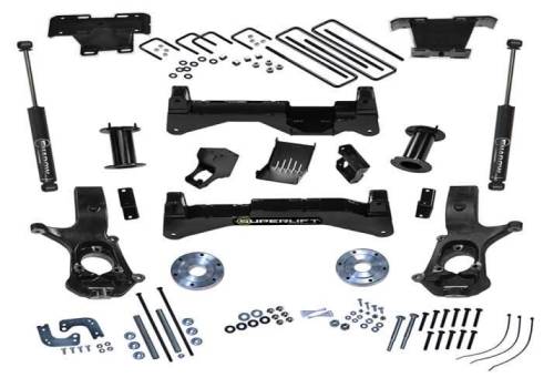 SuperLift - K898 | Superlift 8 inch Suspension Lift Kit with Shadow Shocks (2007-2016 Silverado, Sierra 1500 4WD | OE Cast Steel Control Arms)