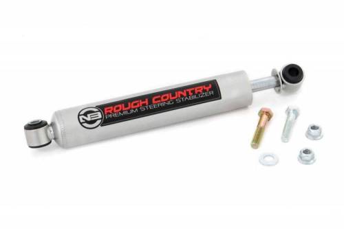 Rough Country - 8736830 | N3 Steering Stabilizer | Diesel | Nissan Titan XD 2WD/4WD (16-21)