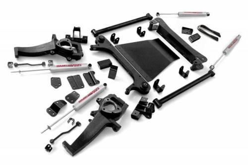 Rough Country - 381.20 | 5 Inch Dodge Suspension Lift Kit w/ Premium N3 Shocks