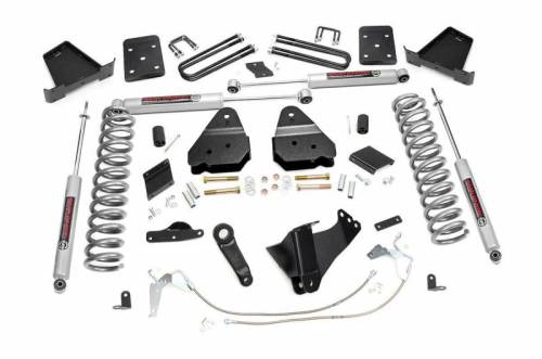 Rough Country - 529.20 | 6 Inch Ford Suspension Lift Kit  w/ Premium N3 Shocks (Gas Engine)