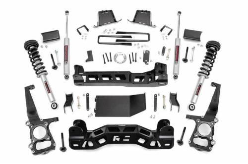 Rough Country - 57532 | 6 Inch Ford Suspension Lift Kit w/ Lifted Struts, Premium N3 Shocks