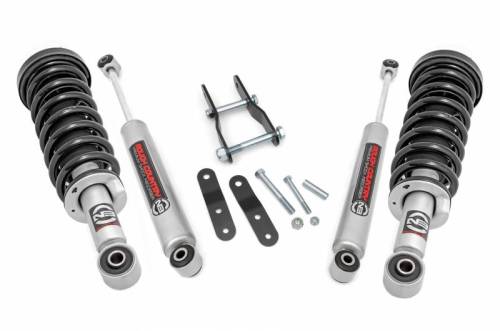 Rough Country - 740.23 | 2.5 Inch Toyota Suspension Lift Kit w/ Lifted Struts, Premium N3 Shocks