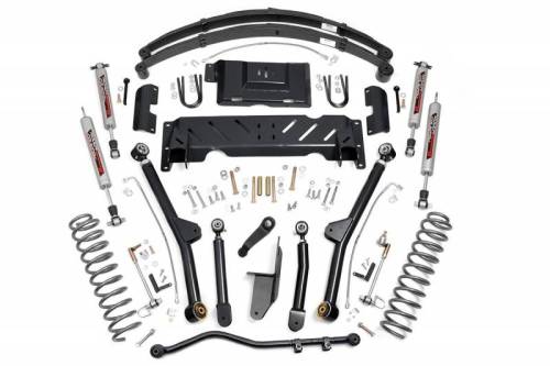 Rough Country - 61722 | Rough Country 4.5 Inch Lift Kit with Premium N3 Shocks (1984-2001 Cherokee XJ 4WD | NP242)