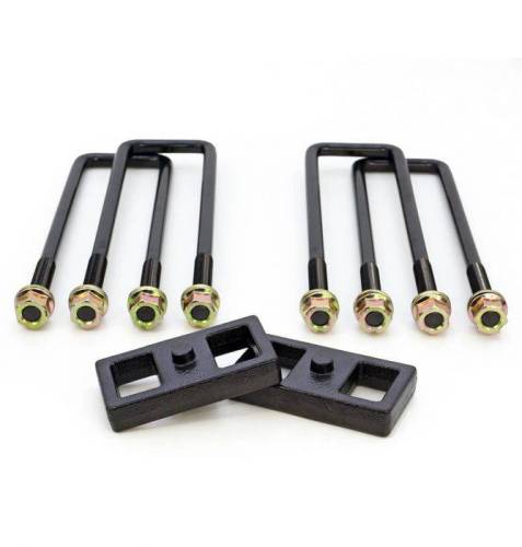 ReadyLIFT Suspensions - 66-3121 | ReadyLift1 Inch Rear Block Kit OEM Style For Factory Top Overloads (2011-2023 Silverado, Sierra 2500 HD, 3500 HD)