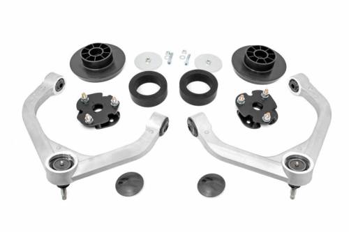 Rough Country - 31200 |  Rough Country 3 Inch Lift Kit With Upper Control Arms For Ram 1500 (2012-2018) / 1500 Classic (2019-2023) 4WD | No Struts, No Shocks