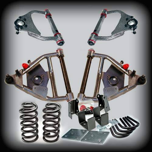 DJM Suspension - DJM2456-55+LTD | DJM Suspension 5 Inch Front / 5 Inch Rear Lowering Kit (1973-1987 C10 Pickup 2WD)