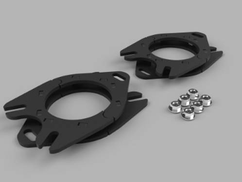 Traxda - 202038 | Traxda 2.0 Inch Rear Leveling Kit (2017-2024 Rdigeline 2WD/4WD/AWD, 2016-2022 Pilot 2WD/4WD/AWD, 2016-2024 Passport 2WD/4WD/AWD)