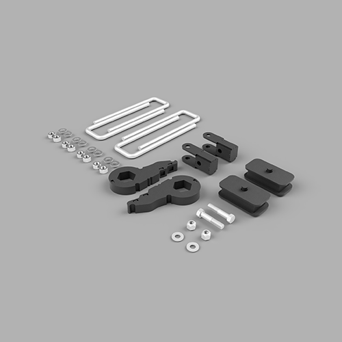 Traxda - 404045 | 3 Inch GM Suspension Lift Kit - 3.0 F / 1.0 R