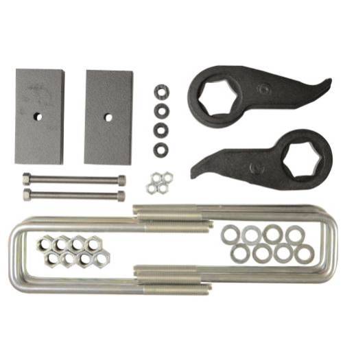 Traxda - 405045 | Traxda 1.5-2.25 Inch Front / 1.0 Inch Rear Suspension Lift Kit (2011-2019 Silverado, Sierra 2500 HD 2WD/4WD)