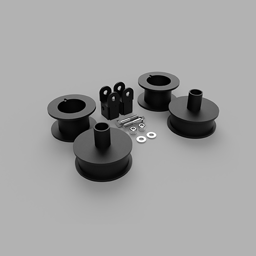 Traxda - 601013 | Traxda 3.0 Inch Front / 2.0 Inch Rear Suspension Lift Kit (2007-2018 Wrangler JK 4WD)