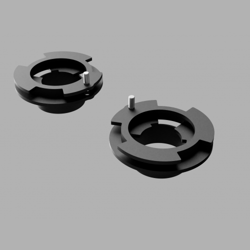 Traxda - 605031 | Traxda 1.0 Inch Front Suspension Leveling Kit (2014-2024 Ram 2500 2WD/4WD, 2013-2024 Ram 3500 2WD/4WD)