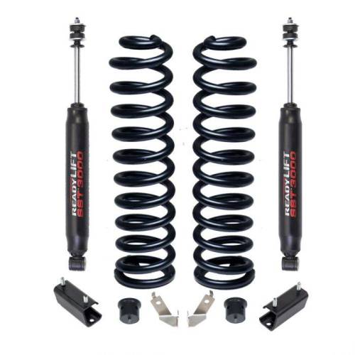 ReadyLIFT Suspensions - 46-2725 | ReadyLift 2.5 Inch Leveling Kit With SST3000 Shocks (2011-2024 F250, F350 Super Duty | Diesl)