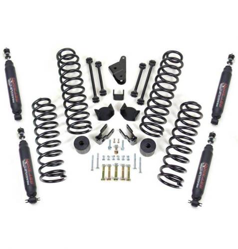ReadyLIFT Suspensions - 69-6401 | ReadyLift 4 Inch Suspension Lift Kit with SST3000 Shocks (2007-2018 Wrangler JK)