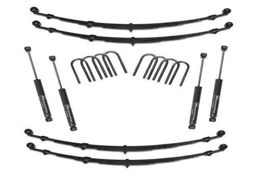 SuperLift - K715 | Superlift 4 inch Suspension Lift Kit with Shadow Shocks (1976-1981 CJ5, CJ7, CJ8 4WD)