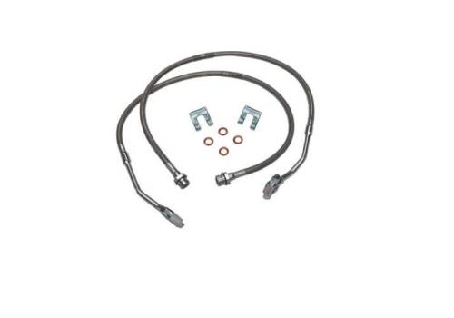 SuperLift - 91355 | Superlift Bullet Proof Front Brake Hose (1979-1986 GM Pickup, Blazer, Suburban with 8-12" Lift)