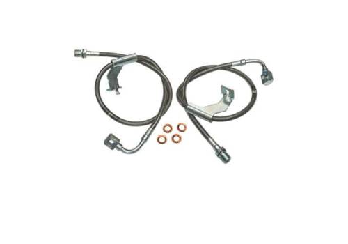 SuperLift - 91360 | Superlift Bullet Proof Front Brake Hose (1987 GM Pickup, 1987-1991 Blazer, Suburban with 4-6" Lift)