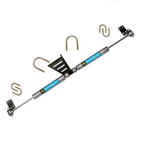 SuperLift - 92105 | Superlift High Clearance Dual Steering Stabilizer Kit - SL SS Bilstein (Gas)-07-18 Jeep JK