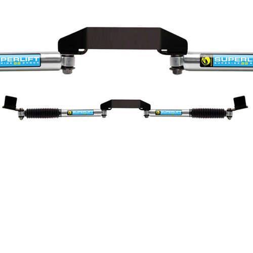 SuperLift - 92710 | Superlift Dual Steering Stabilizer Kit - SL SS Bilstein (Gas) - 99-04 F-250/F-350 4WD