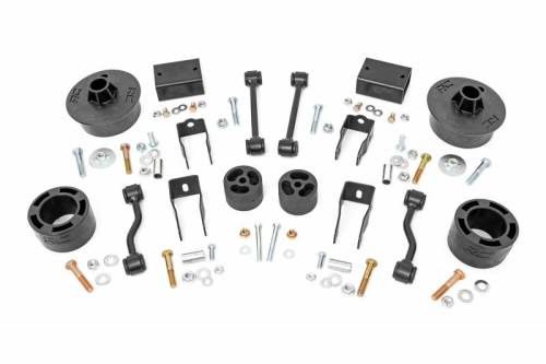Rough Country - 67700 | Rough Country 2.5 Inch Lift Kit With Coil Spacers For Jeep Wrangler JL 4WD | 2018-2023 | No Shocks