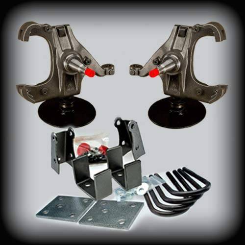 DJM Suspension - DJM2045L-35LTD | DJM Suspension 3 Inch Front / 5 Inch Rear Lowering Kit (1973-1987 C10 Pickup 2WD with 1.0 Inch Rotors)