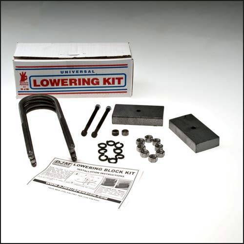 DJM Suspension - SB1LK | 1 Inch Steel Lowering Block Kit