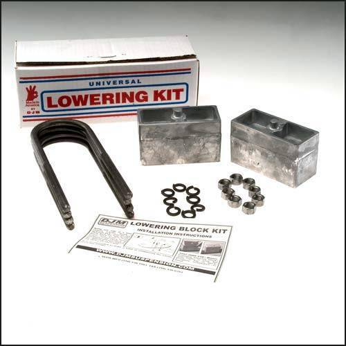 DJM Suspension - LB3LK | DJM Suspension 3 Inch Universal Aluminum Lowering Block