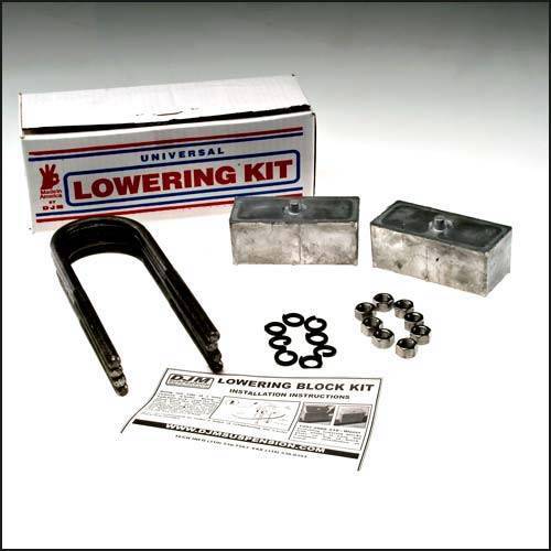 DJM Suspension - LB2LK | DJM Suspension 2 Inch Universal Aluminum Lowering Block