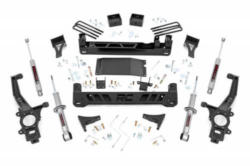 Rough Country - 87932 | 6 Inch Nissan Suspension Lift Kit w/ Lifted Struts, Premium N3 Shocks