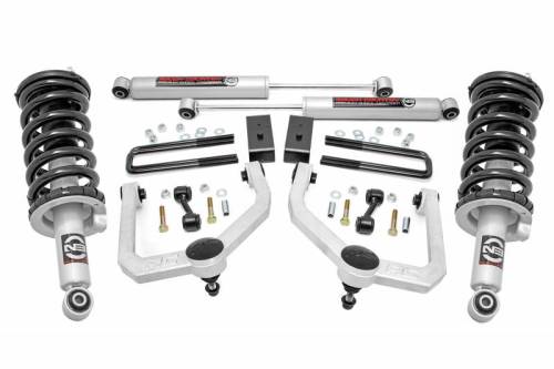 Rough Country - 83432 | 3 Inch Lift Kit | N3 Struts & Shocks | Nissan Titan 2WD/4WD (04-15)