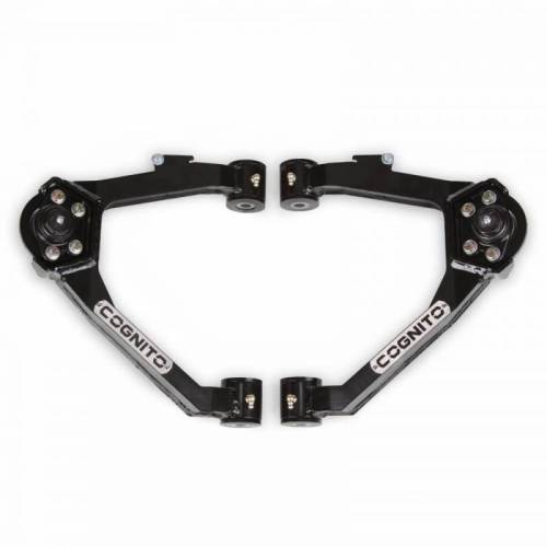 Cognito Motorsports - 110-90293 | Cognito Ball Joint SM Series Upper Control Arm Kit (2014-2018 Silverado, Sierra 1500 2WD/4WD OEM Stamped Steel, Cast Aluminum Control Arms)