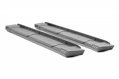 Rough Country - SRB151791A | Rough Country HD2 Running Boards SuperCrew Cab For Ford F-150 / F-250/F-350 Super Duty / Raptor | 2015-2023