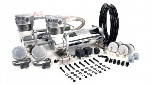 Air Lift Performance - 23480 | Air Lift Performance Viair 480C Dual Chrome Compressors | 200 Psi