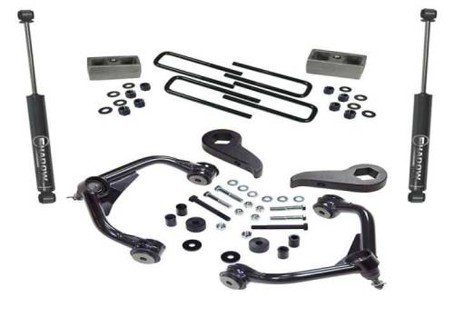 SuperLift - K1010 | Superlift 3 Inch GM Suspension Lift Kit w/ Shadow Shocks (2011-2019 Silverado, Sierra 2500 HD, 3500 HD)