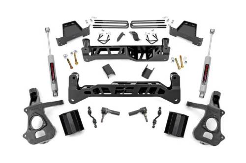 Rough Country - 18731 | 7 Inch GM Suspension Lift Kit w/ Strut Spacers, Premium N3 Shocks