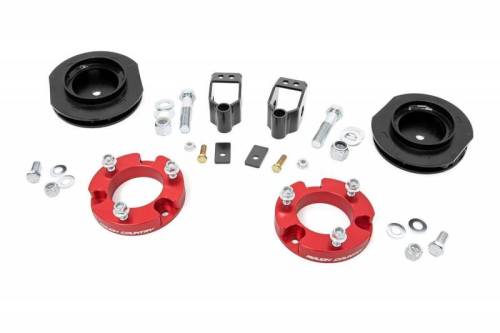 Rough Country - 767RED | 2 Inch Lift Kit | X-REAS | Red Spacers | Toyota 4Runner 4WD (2010-2023)