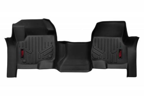 Rough Country - M-5117 | Rough Country Floor Mats For Ford F-250/F-350 Super Duty (2017-2024) | Front, Front Bench Seat, Crew Cab