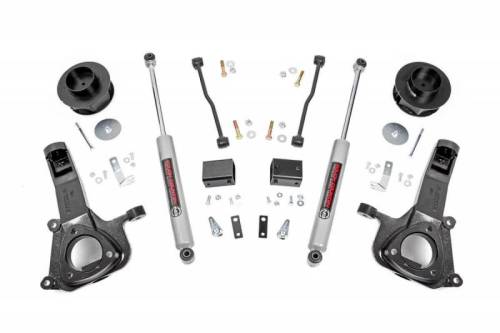 Rough Country - 30730 | Rough Country 4 Inch Lift Kit With Premium N3 Shocks For Ram 1500 (2010-2018) / 1500 Classic (2019-2023)