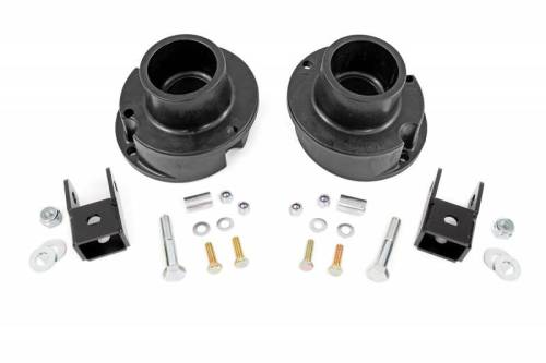 Rough Country - 377 | Rough Country 2.5 Inch Leveling Kit With Coil Spacers For Ram 2500 / 3500 4WD | 2013-2023 | No Shocks