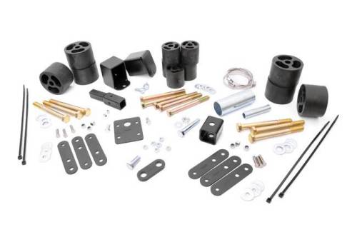 Rough Country - RC612 | Rough Country 2 Inch Body Lift Kit (Man Trans) For Jeep Wrangler TJ 4WD