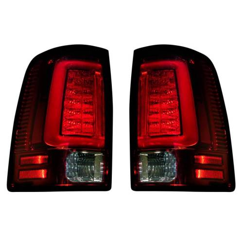Recon Truck Accessories - 264369RD | OLED Tail Lights (Replaces Factory OEM Halogen Tail Lights) – Red Lens